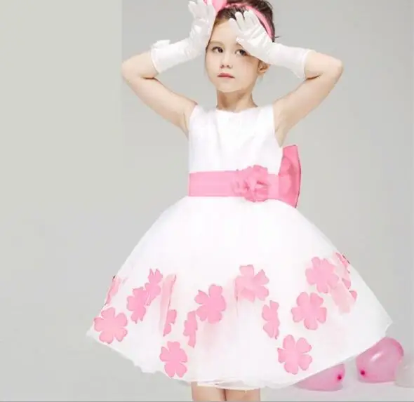 Летнее кружевное платье подружки невесты для девочек Robe fille enfant Mariage De Soiree