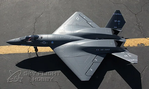 Модель LX Skyflight Hobby RC EDF Jet YF 23 YF23 Twin 70 мм PNP Upgrade|Радиоуправляемые самолеты| |