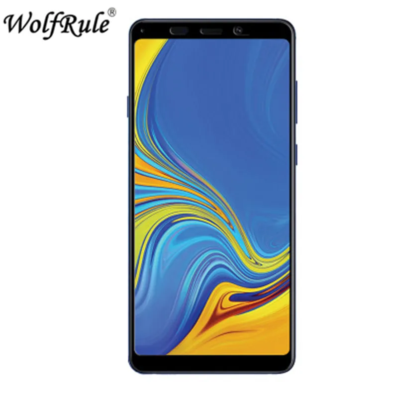 Защитная пленка для ЖК экрана Samsung Galaxy A9 2018 полное клеевое стекло Star Pro Полное