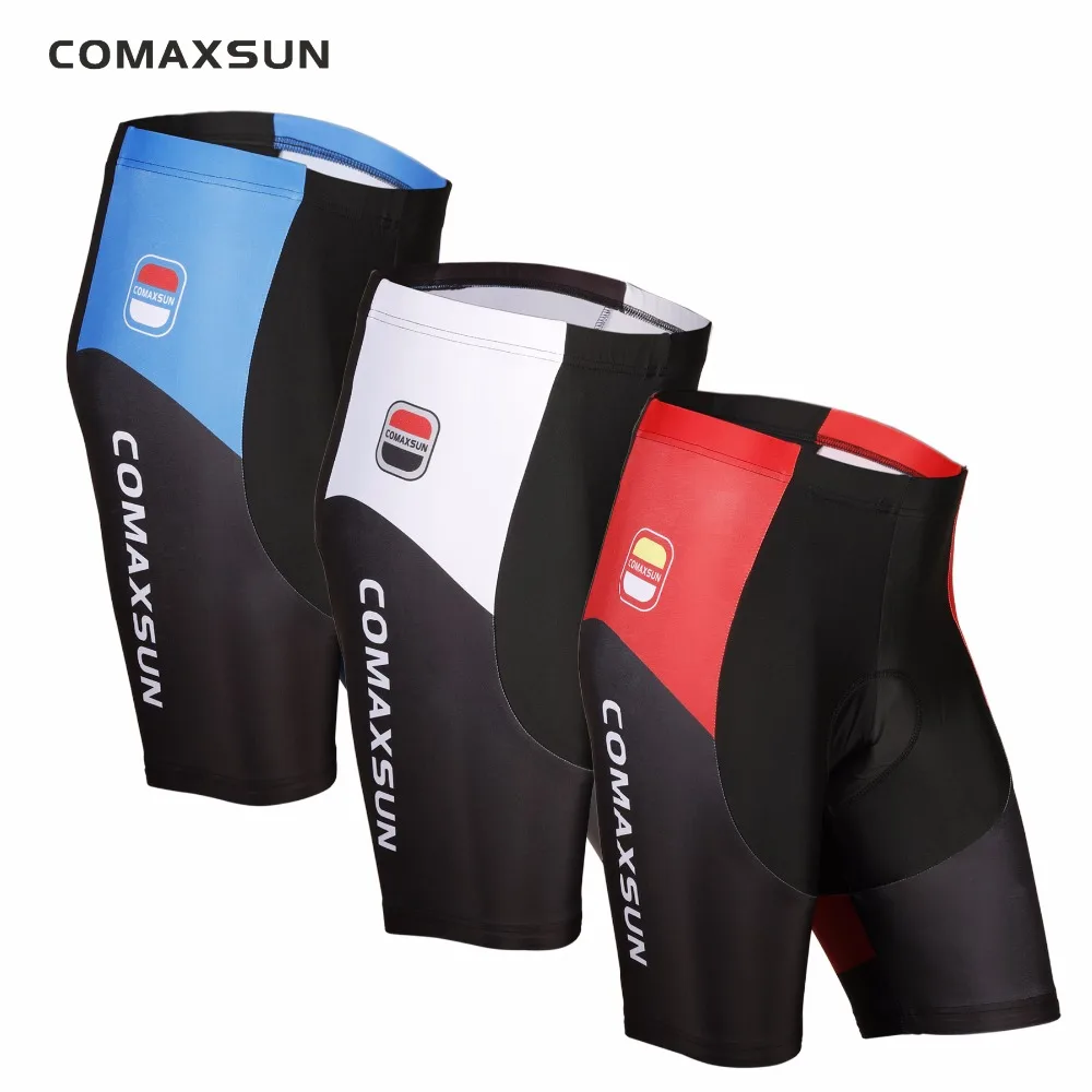 Велосипедные шорты COMAXSUN 3D гелевые мягкие ударопрочные для горных велосипедов