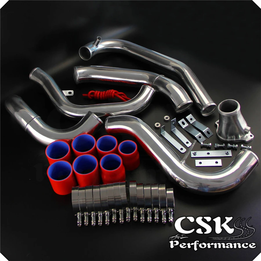 Fits For Mazda RX7 RX-7 FC FC3S 13B Upgrade FMIC Intercooler Pipe Piping Kit 86-91 Blue/Red/Black |