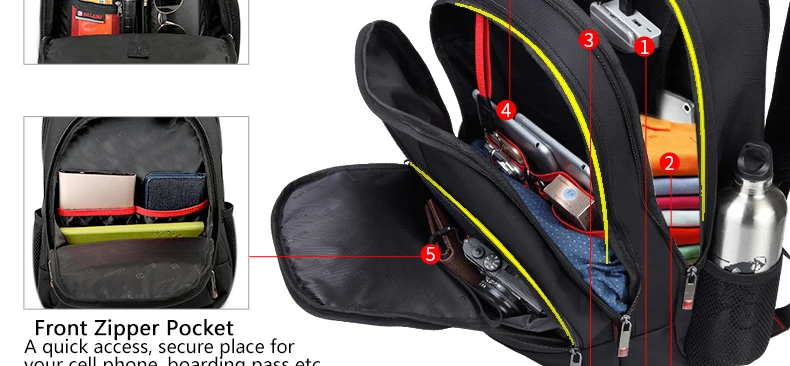 BaLang мужской школьный рюкзак для подростков модный рюкзак мужской водонепроницаемый рюкзак для ноутбука 17 дюймов Mochila Masculina