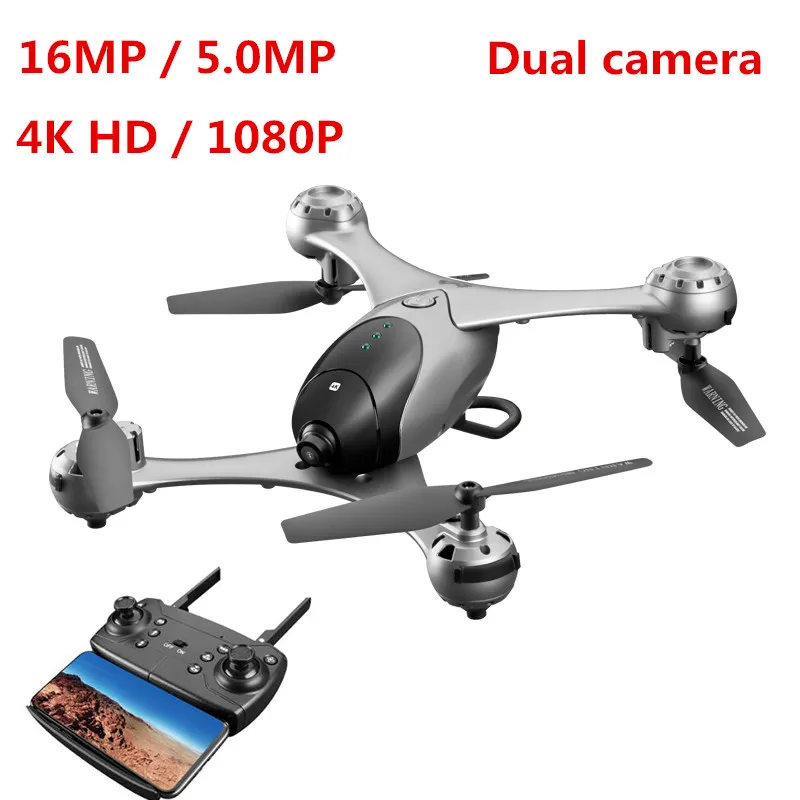 Профессиональный Дрон 4K HD Видео FPV wifi с камерой 16MP/5.0MP Gimbal RC Дрон Квадрокоптер режим удержания высоты вертолет