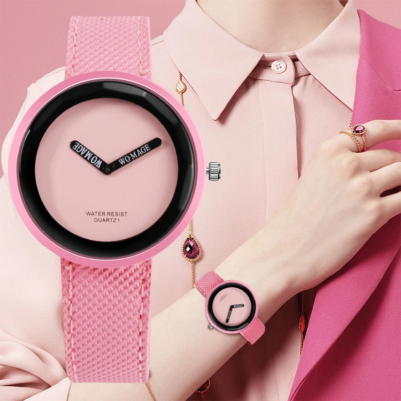 Наручные Часы WOMAGE женские часы 2019 Роскошные модные Relojes Para Pareja для женщин Reloj Parejas