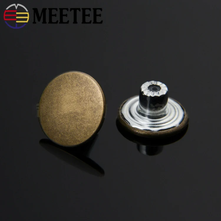 Металлические пуговицы Meetee 15/17 мм для джинсов курток ковбойских пальто | Дом и сад