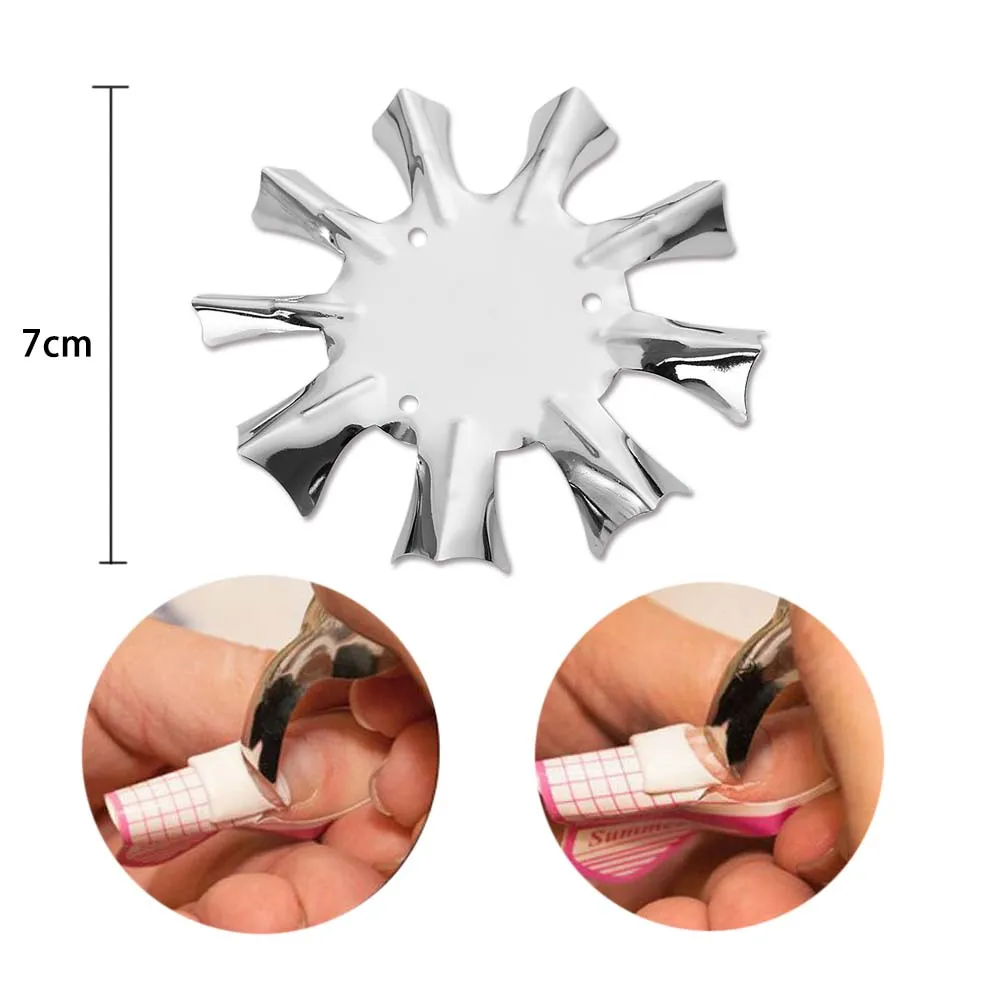 1 шт. Новая мода металлический французский стиль ногтей линии кромки резки