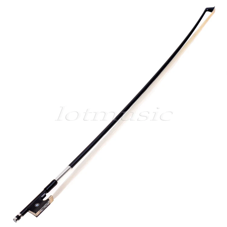 

1set Black carbon fiber Violin Bow Stunning Bow 1/2 Violin Bow