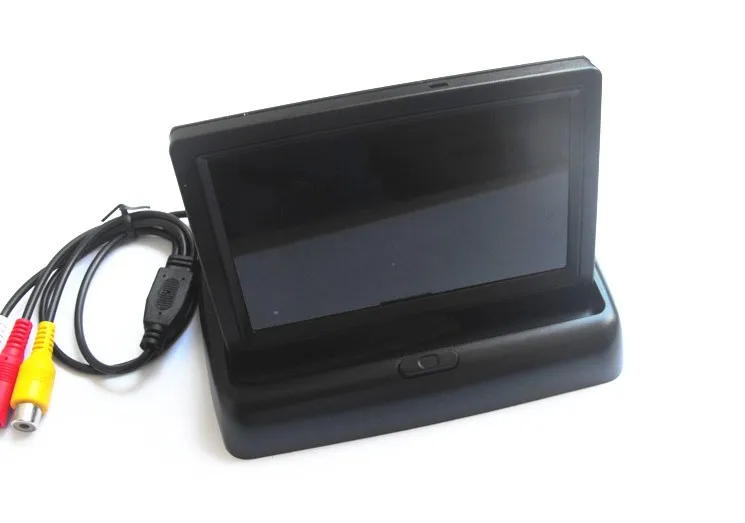 4," TFT lcd Автомобильная камера заднего вида с цветным монитором заднего вида DVD VCR CCTV