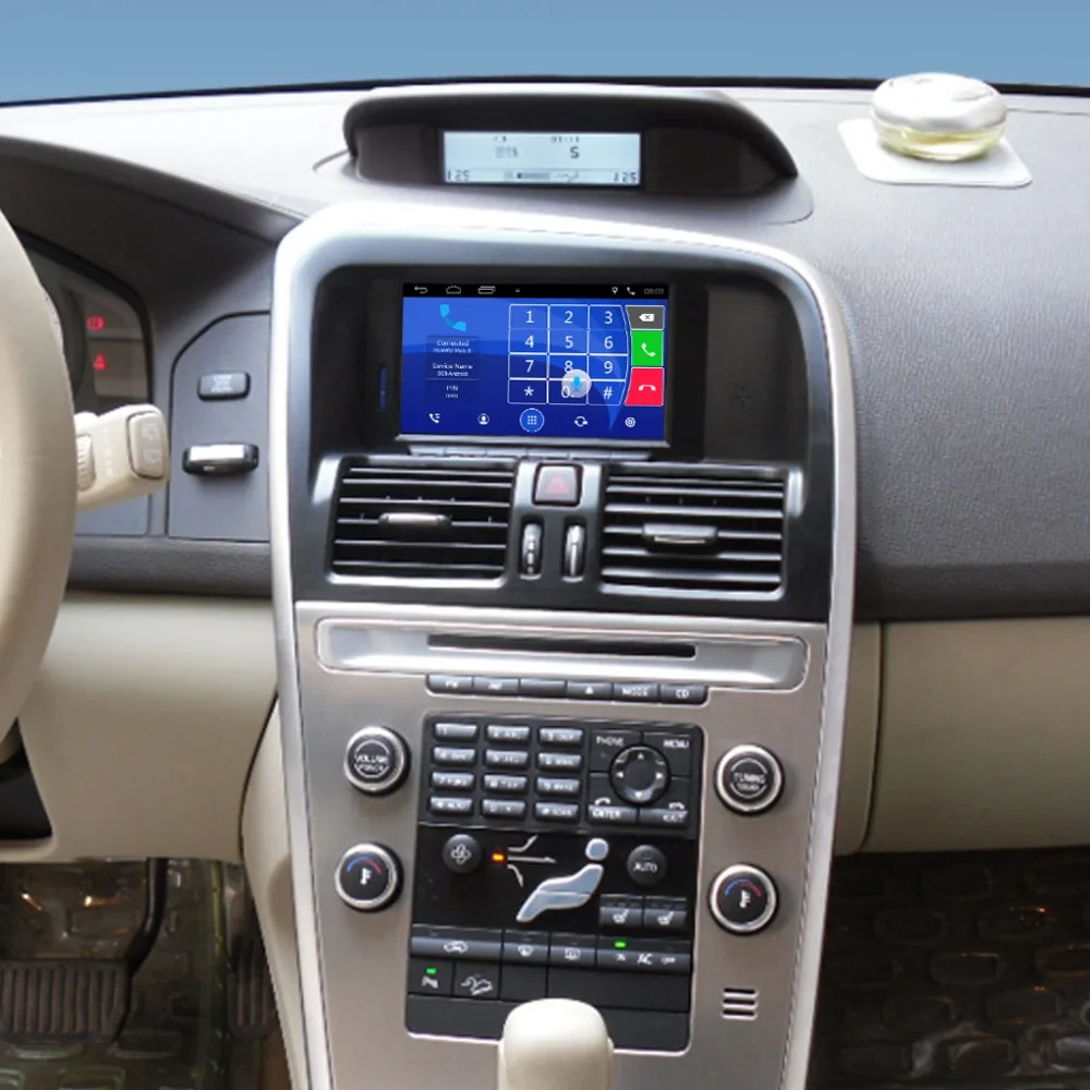 6,2 дюймов Android 7,1 Автомобильный gps навигатор для VOLVO XC60 Автомобильный видео плеер WiFi Bluetooth зеркало-Ссылка обновленная Оригинальная Автомобильная Радио