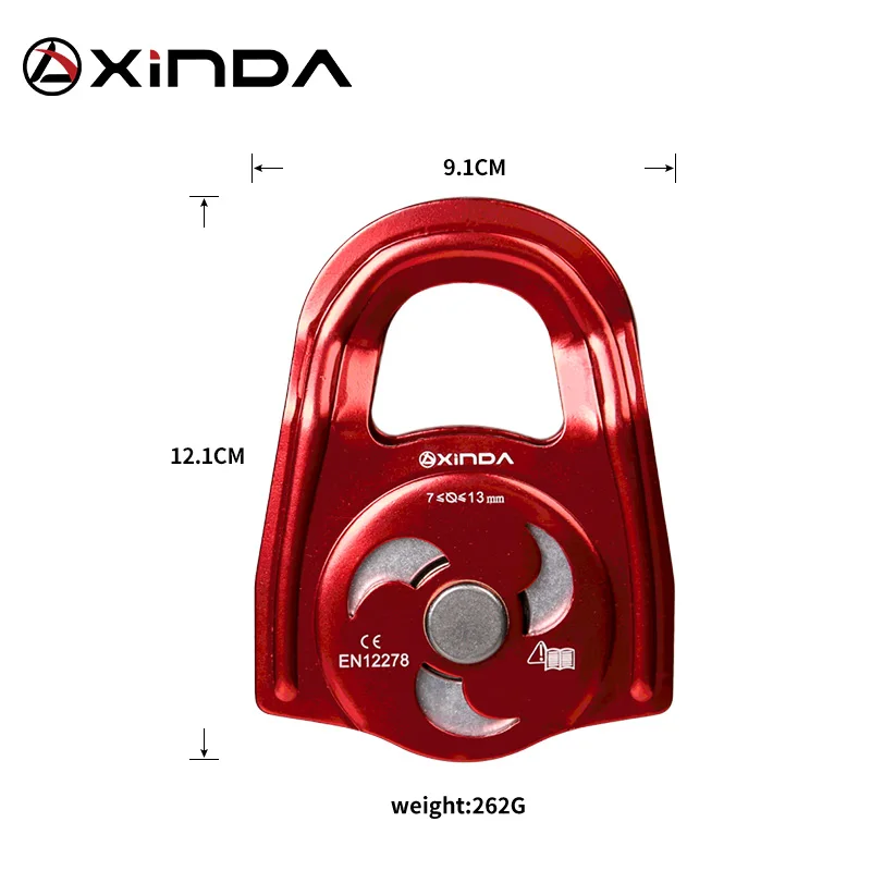 Xinda профессиональный открытый шкив альпинист скалолазание высокая высота