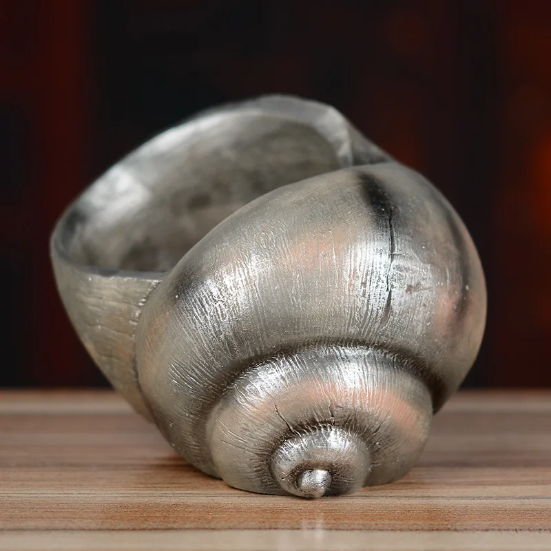 Reative escargots форма плантатор суккулентные растения цветочный горшок мода смола