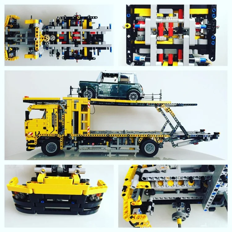 20004, 2606 шт., серия Technic, двигатель, мобильный кран, MK II, строительные блоки, экудационные игрушки для детей, совместимые 42009