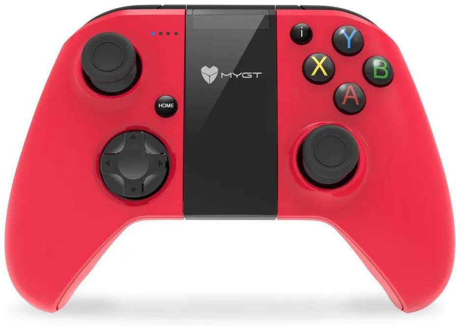 MYC04R Mygt беспроводной пульт управления Bluetooth Gameing геймпад джойстик для смартфонов на платформе Android и ПК с Windows PS3 Очки виртуальной реальности VR ТВ коробка - Цвет: MYC04R