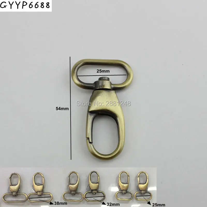 30 шт. 25 мм 32 мм 38 мм триггерный крючок щетка античная латунь металлический триггерный крючок Поворотная застежка крючки фурнитура для сумочек кошельки