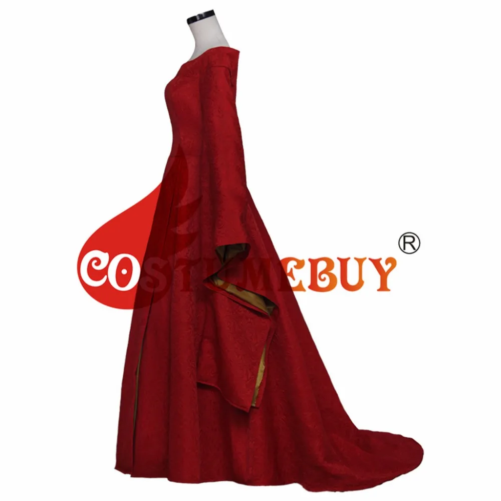 CostumeBuy Игра престолов Серсея Ланнистер косплей костюм для женщин Хэллоуин красный Средневековый Ренессанс свадебное платье любой размер L920