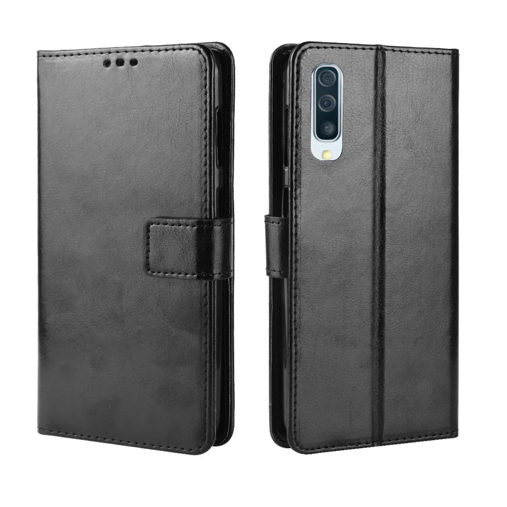 For Samsung Galaxy A70 Case Flip Luxury PU Leather Phone A 70 2019 A705 A705F SM-A705F GalaxyA70 Cover | Мобильные телефоны и