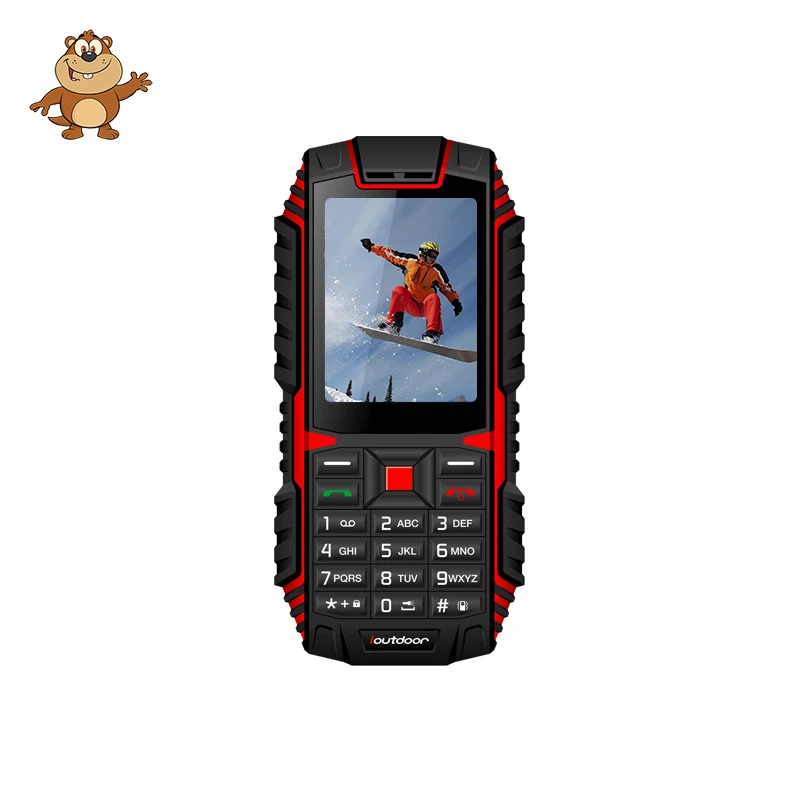 Ioutdoor T1 IP68 противоударный мобильный телефон 2 4 дюймовый 128 M + 32 2100 mAh сим карта GSM FM MP3