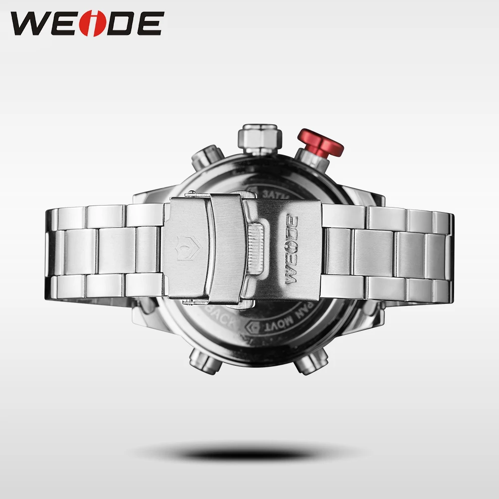 WEIDE мужской роскошный бренд часов светодиодный спортивные цифровые часы из