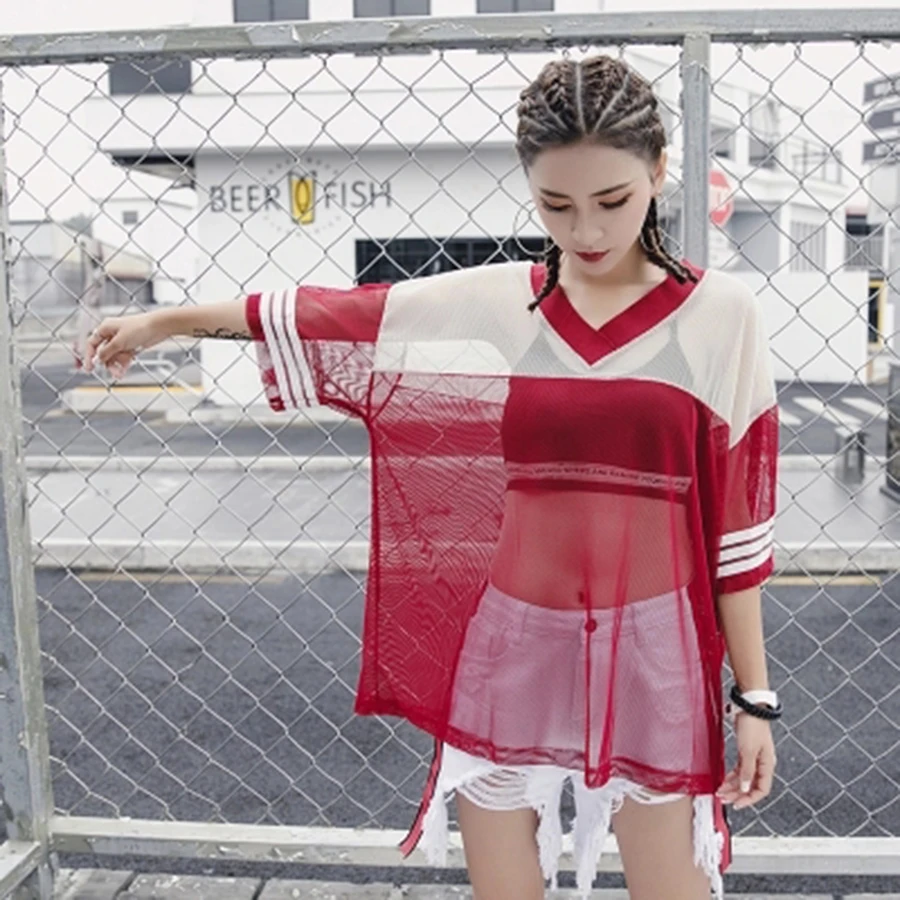 Футболка женская с коротким рукавом в стиле хип хоп 50D0068|summer t-shirts|loose t shirtt shirt women |