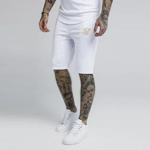 Новинка, летние шелковые мужские тонкие брюки Sik, модные тренировочные штаны для бодибилдинга и фитнеса, мужские шорты, спортивная одежда