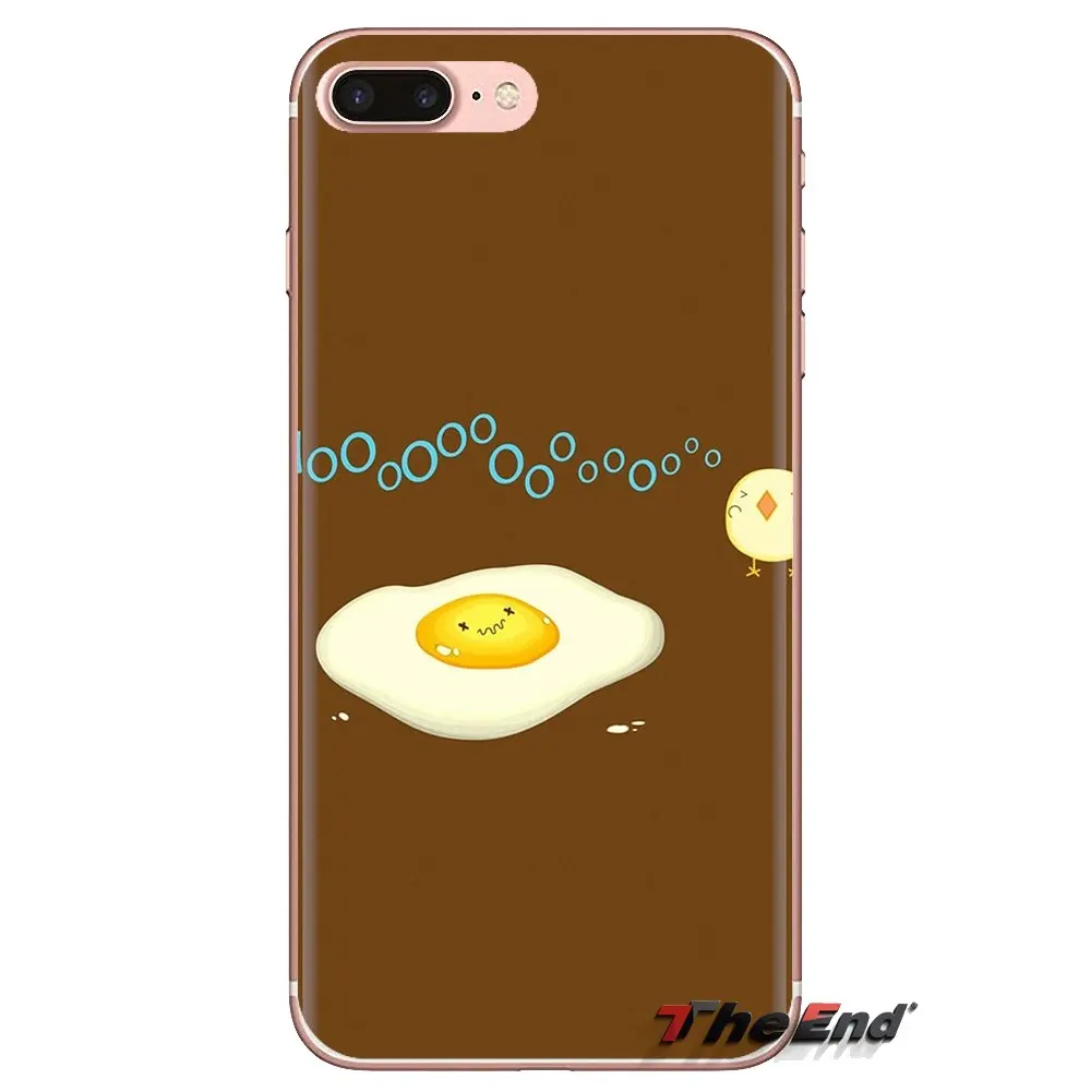 Для Huawei Nova 2 3 2i 3i Y6 Y7 Y9 Prime Pro GR3 GR5 2017 2018 2019 Y5II Y6II kawaii желтое яйцо прозрачные мягкие
