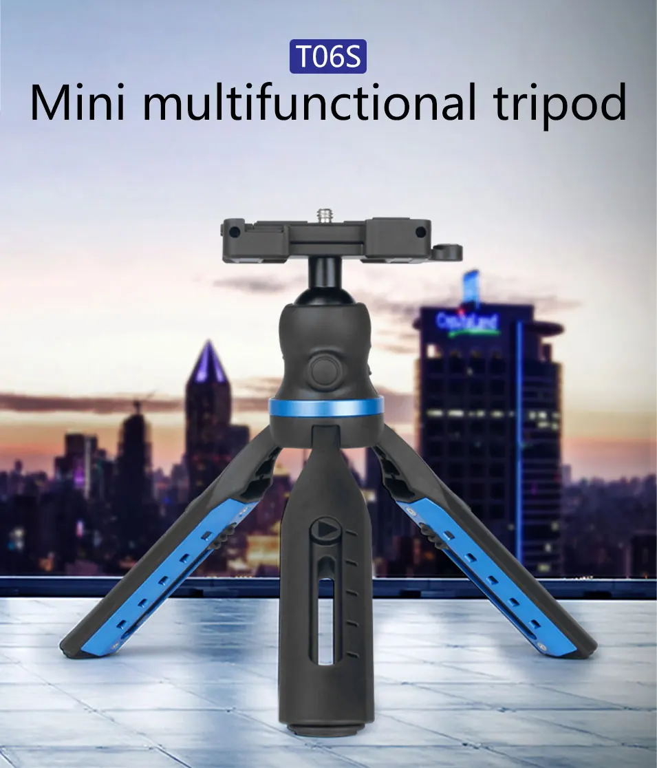 Ulanzi TT20 Выдвижной мини-штатив для DSLR камеры 2 в 1 держатель для телефона Штатив для iPhone Xs Max X samsung S8 S9 S7 Canon Nikon