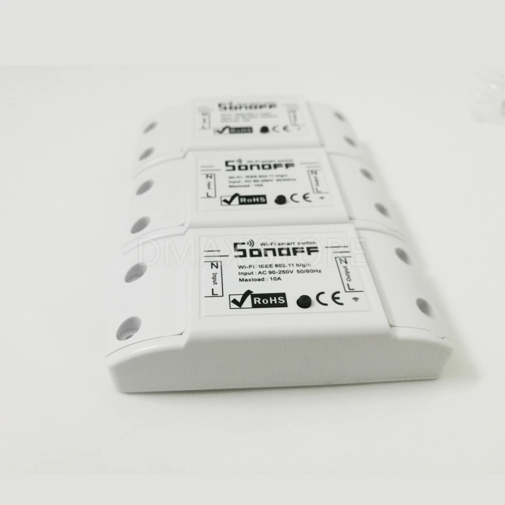 3 шт. sonoff Модуль Автоматизации умного дома Wifi переключатель универсальный таймер беспроводной переключатель пульт дистанционного управления через IOS Android 10A/2200W