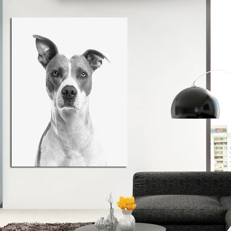 Картина маслом в виде животных картина с изображением yhound черно белого цвета