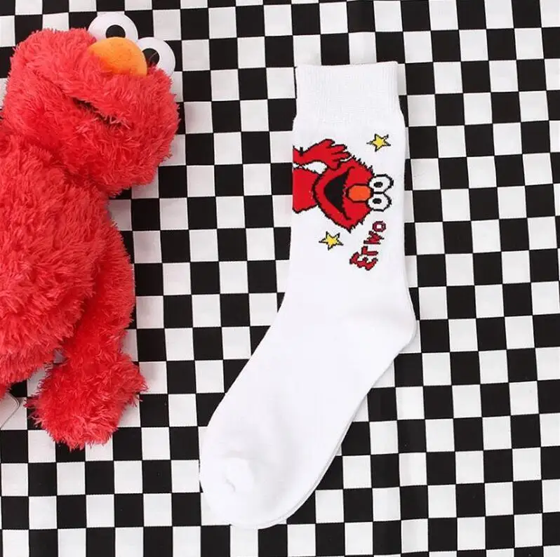 Модная одежда с героями мультфильма Симпатичные носки женские Харадзюку милый узорный лодыжки носки до лодыжки хипстер скейтборд лодыжки смешные носки для женщин - Цвет: 3