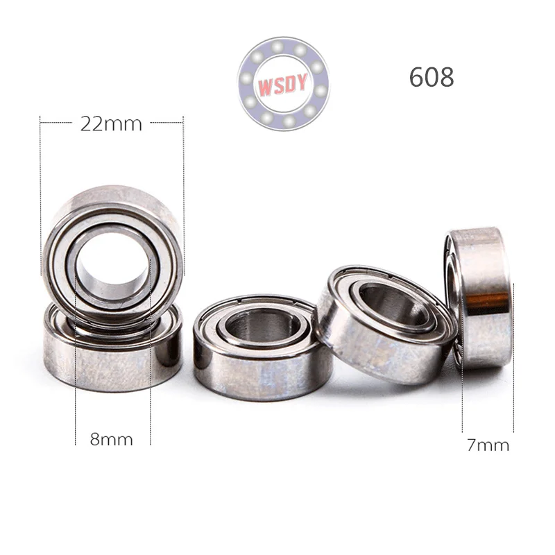 Однорядный глубокий шариковый подшипник рощи 608zz