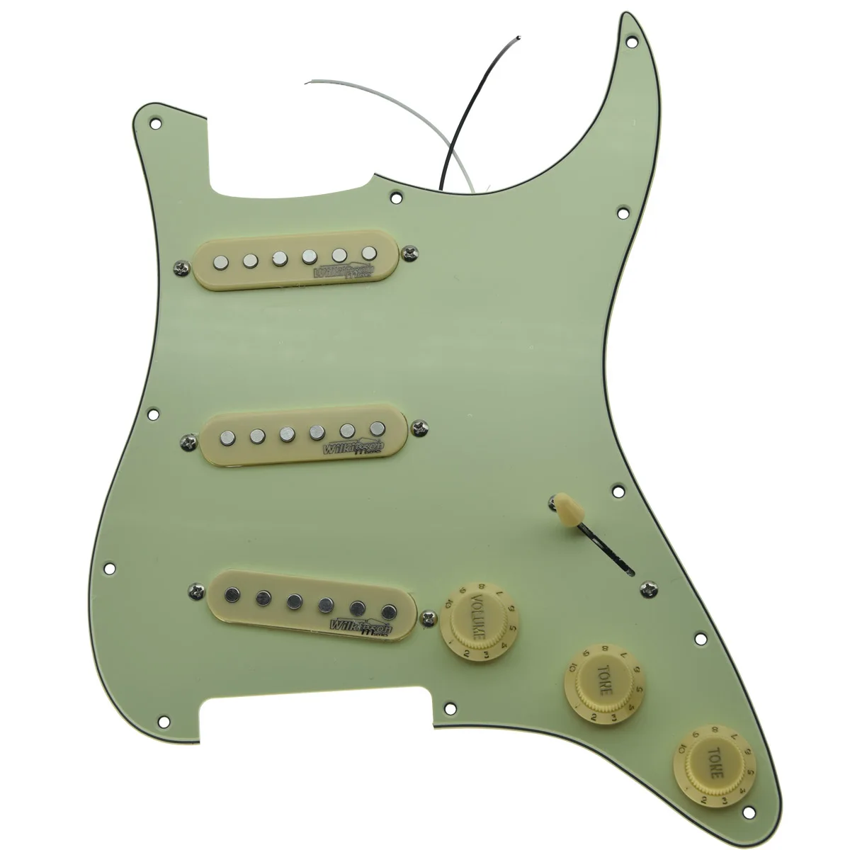 Допро нагруженный гитарный пикастр с предпроводным пикапом Wilkinson ST Pickguard