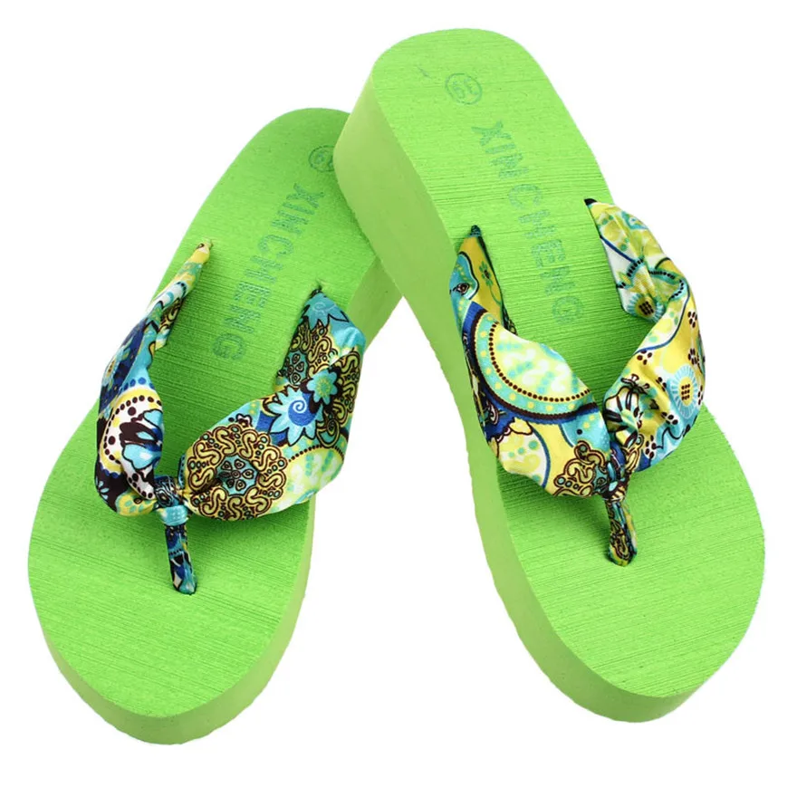 Новое поступление вьетнамки на танкетке и платформе сандалии пляжные