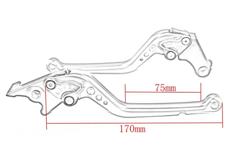 Алюминиевый Регулируемый рычаг сцепления тормоза мотоцикла CNC для TRIUMPH 675 STREET