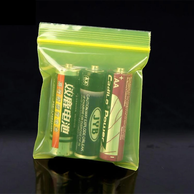 100 шт маленькие ювелирные изделия Ziplock молния замок мешок многоразовая застежка-молния мешок толстые ювелирные изделия сумка упаковка мешков для хранения