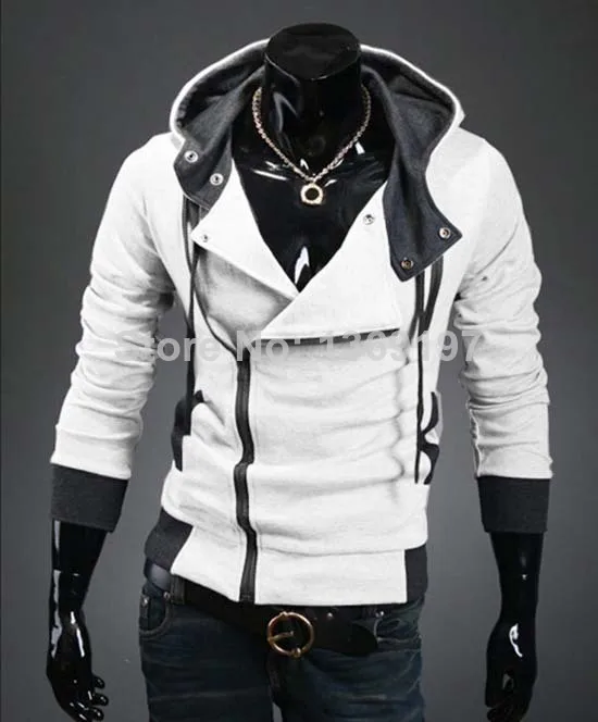 HOT ! 6 Colors + Sizes NEW Mens Slim Fit Sexy Top Designed Hoodies Jacket Coat Tops Outwear Sweatshirt MN460&amp006 | Мужская одежда