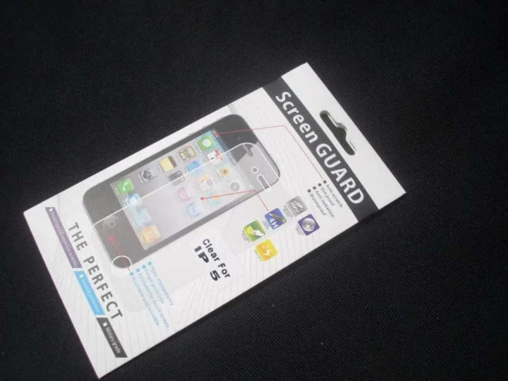 screen protector film for iphone5 with retail packaging | Электроника