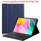 Чехол с Bluetooth-клавиатурой для Samsung Galaxy Tab S5E 2019, 10,5 дюйма, T720, T725, SM-T720, SM-T725, беспроводная клавиатура, чехол для планшета