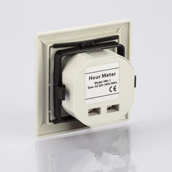 Белый AC24V 110V 220 240V 50HZ 0 99 999.99H механический счетчик моточасов HM 1|50hz| |