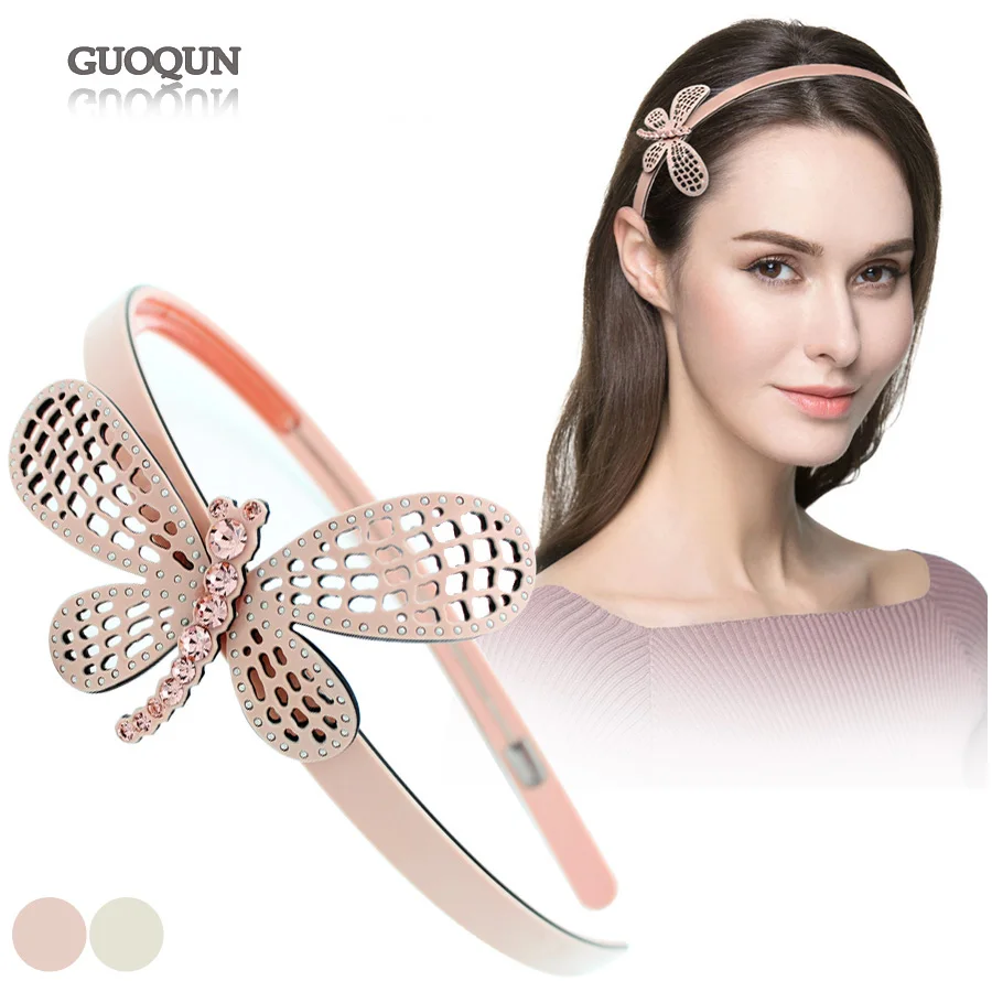 

2pcs Dragonfly Hair Bands - Headband for Women Girl Hair Jewelry Ornament - Vintage Hair Accessory for Bride Tiara Business