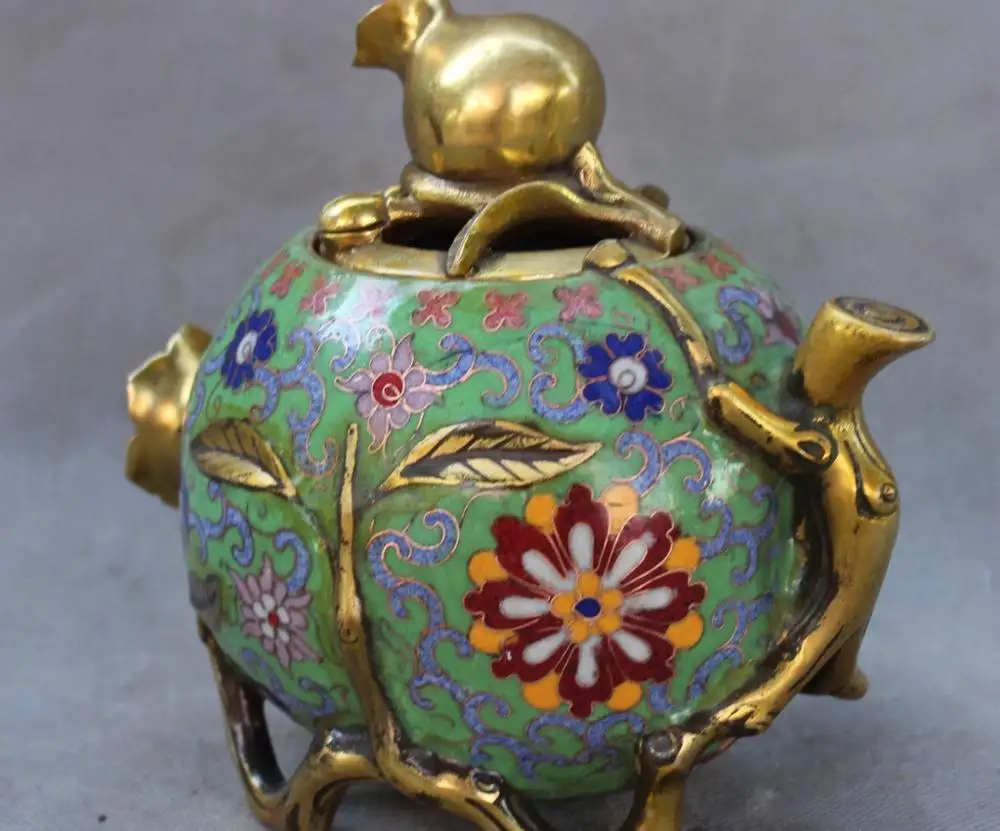 Бесплатная доставка китайская перегородчатая эмалированная позолоченная