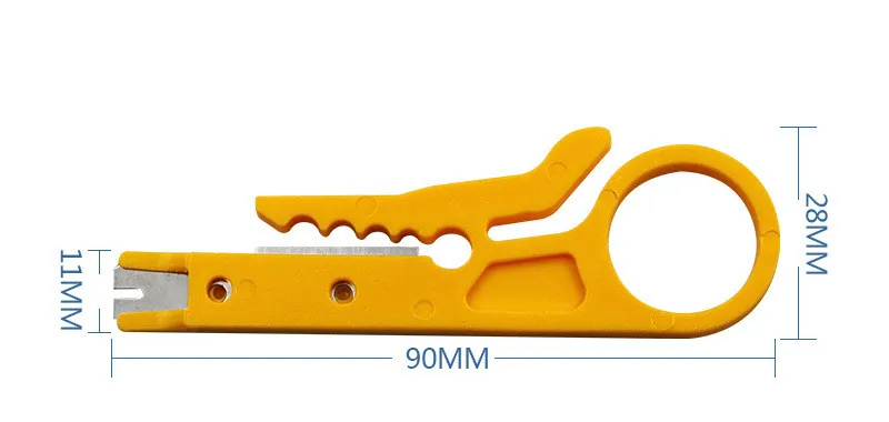 5 шт. плоскогубцы Желтый Нож для зачистки проводов и резак портативный простой