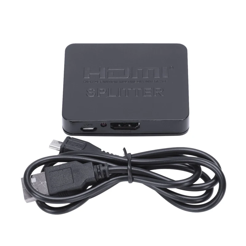 Новый 2 выхода 1 вход hdmi разделитель усилитель переключатель коробка