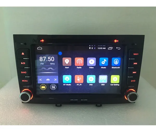 Автомобильная магнитола dvd gps навигация Android 6,0 навигация для peugeot 408& 308 gps RDS IPOD 3g 4G SWC заднего вида карта 8 ГБ