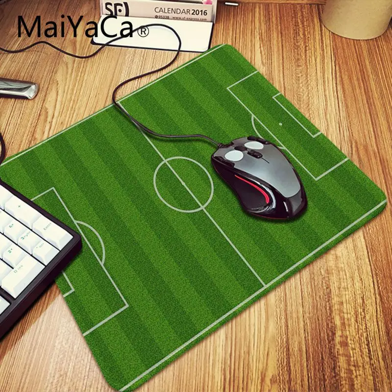 Lock Edge 20x25cm MaiYaCa Подарочный коврик для мальчика, футбол, натуральный каучук, игровой коврик для мыши, Настольный коврик, прочный офисный аксессуар и подарочный коврик для мыши - Цвет: Lock Edge 20x25cm