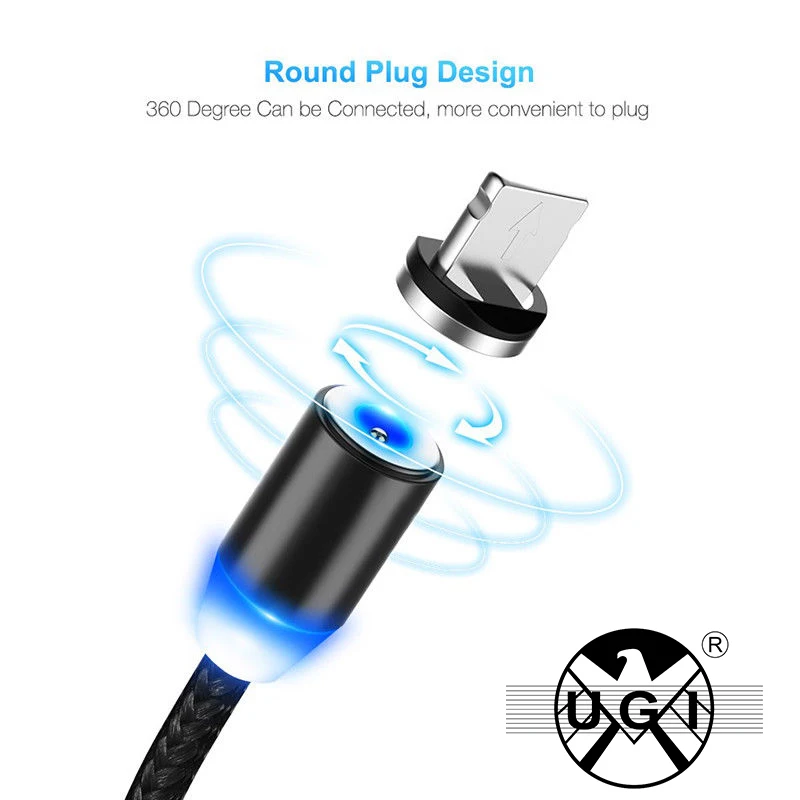 1 м 2 м usb type C Магнитный кабель для samsung Galaxy S9 Note 8 S8 USB кабель type-C Быстрый Магнитный зарядный кабель USB C зарядное устройство