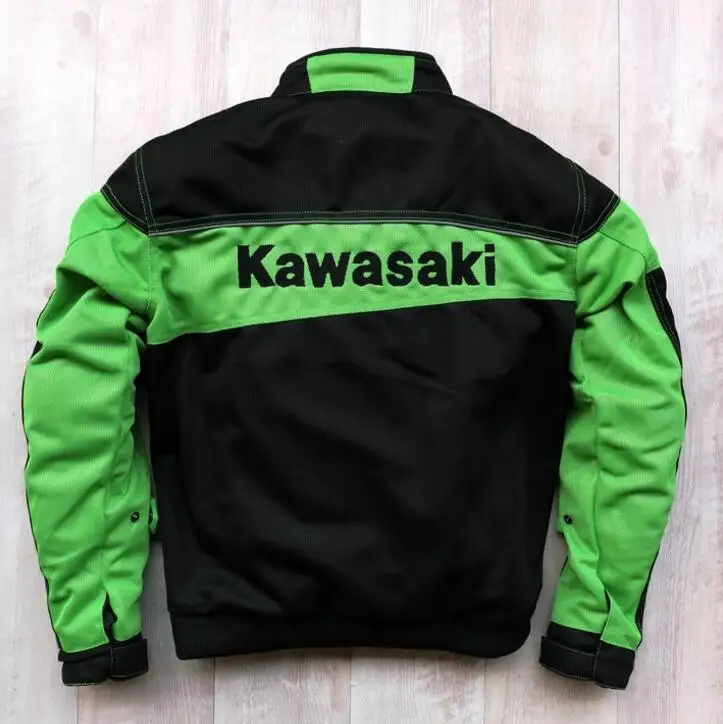 Новинка мотоциклетная куртка Kawasaki 2018 весна лето дышащий сетчатый локомотивный
