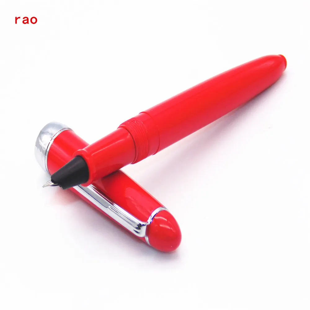 Jinhao 992, различные 12 цветов, спиральные круглые интерфейсные типы, Офисная Студенческая перьевая ручка, Новинка - Цвет: Red  A