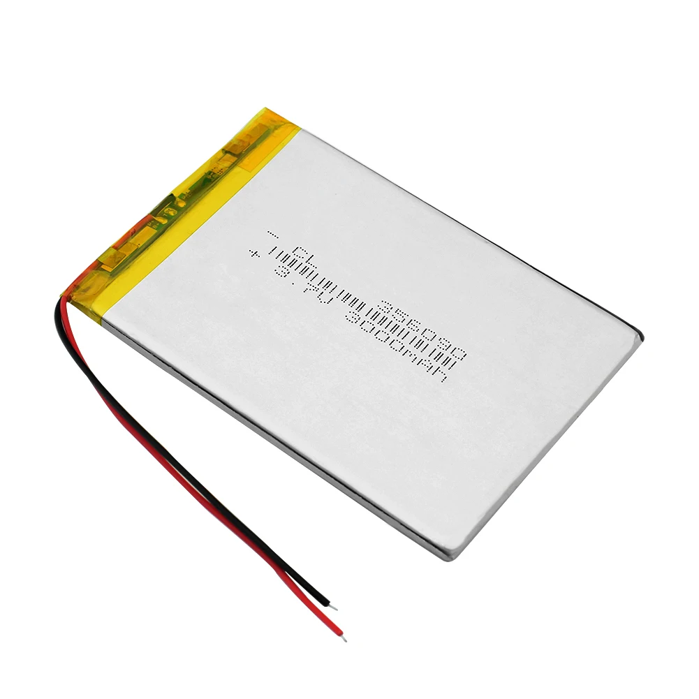 Перезаряжаемые литиевые Li-Po 3,7 V 3000mAh батареи литий-полимерный аккумулятор 356090 Bateria для MP5 DVD gps планшет электрические игрушки