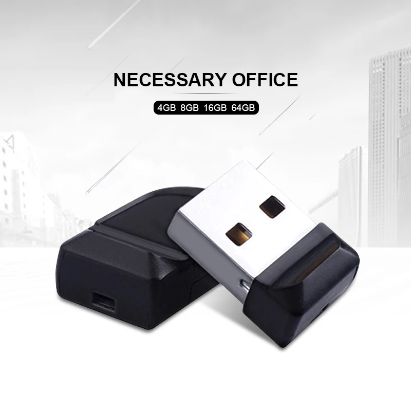 Горячая продажа Usb флеш накопитель Супер Мини Черный Высококачественный 8 Гб 16