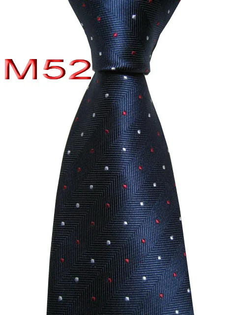 Хит продаж 2018 новый бренд M52 100% жаккард ручной работы красный/белый горошек синий